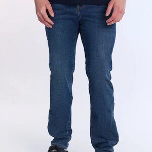 2/$20 Bluenotes Slim Straight Jeans, size 33/30 dark blue